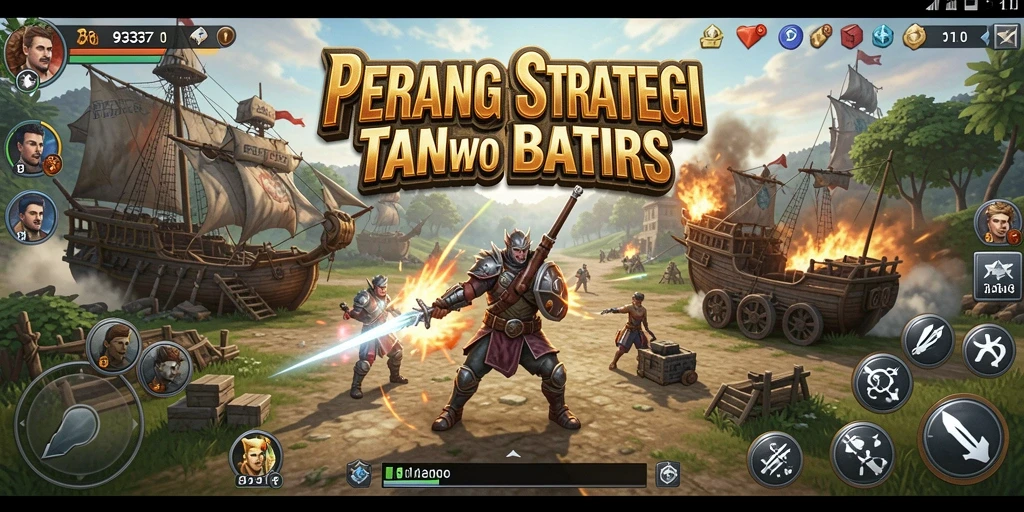 Tampilan strategi intens dalam aksi di 93337.