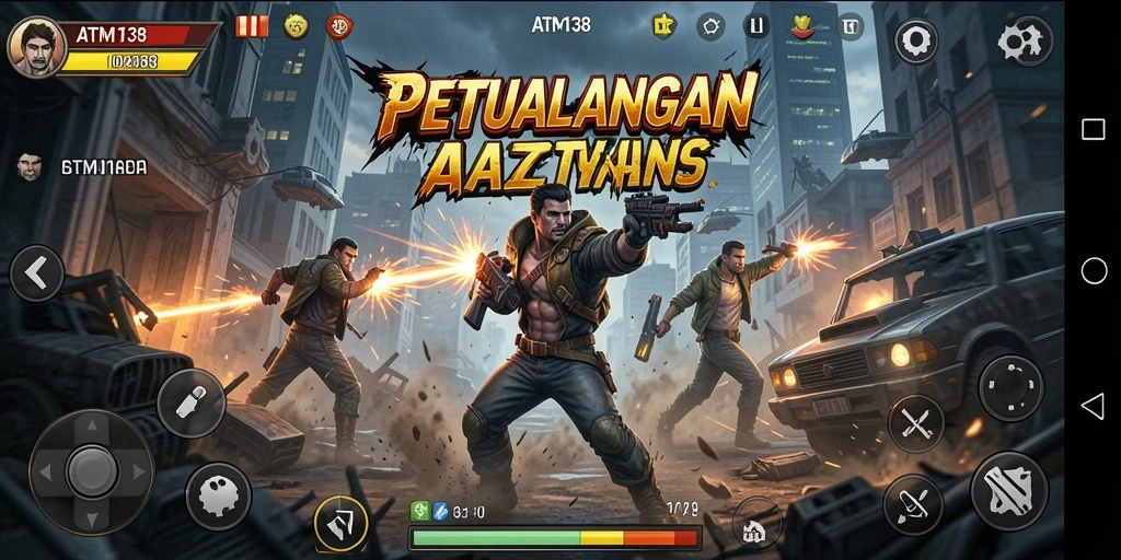 Tampilan pertarungan seru dalam permainan ATM138.