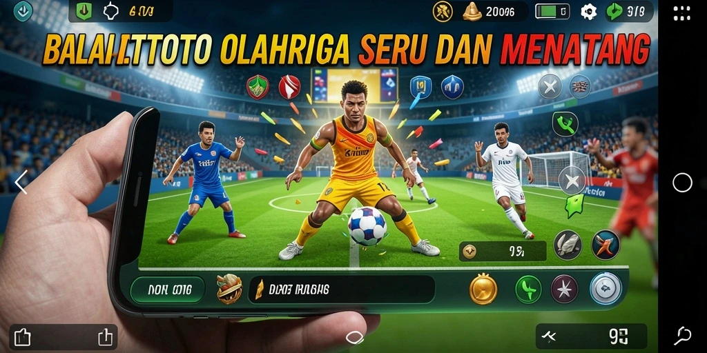 Screenshot menarik dari gameplay BALAITOTO dengan aksi olahraga yang mendebarkan.