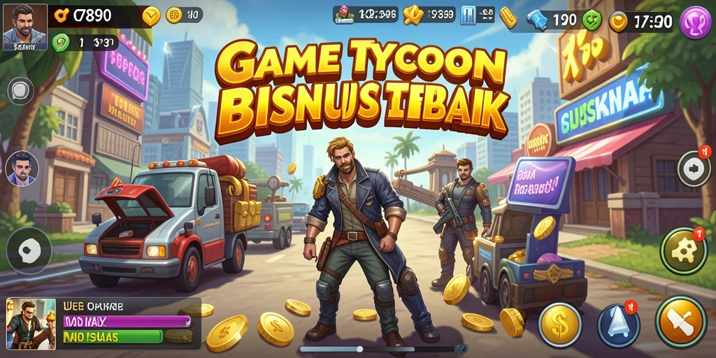 Screenshot gameplay C7890 menampilkan momen seru dalam mengelola bisnis.