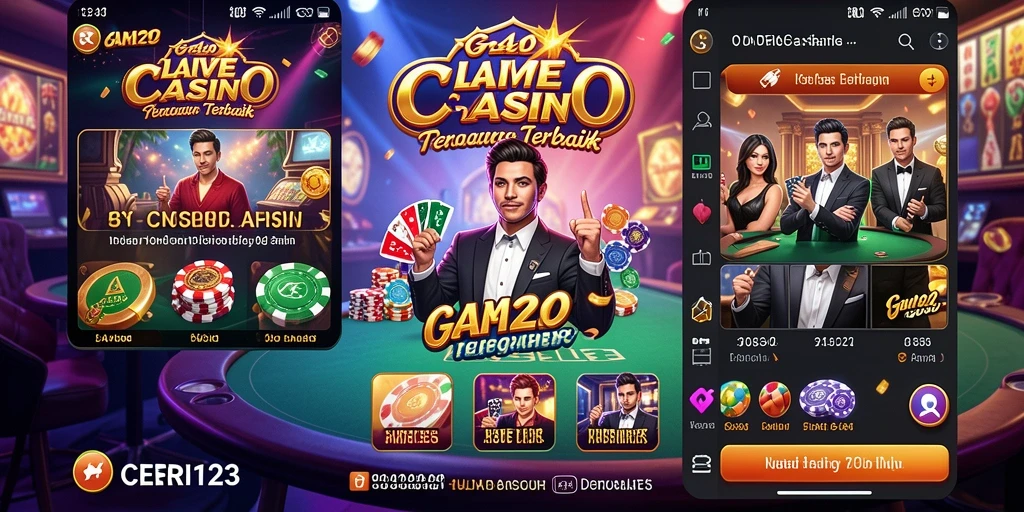 Screenshot CERI123 menampilkan dealer profesional dalam aksi di permainan Live Casino.