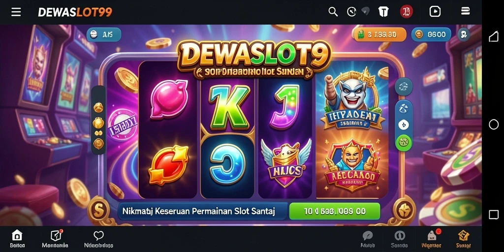 Tampilan gameplay seru dan interaktif di DEWASLOT99.