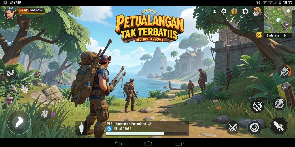 Tampilan gameplay <strong>JP6789</strong> yang menawan di dunia terbuka.
