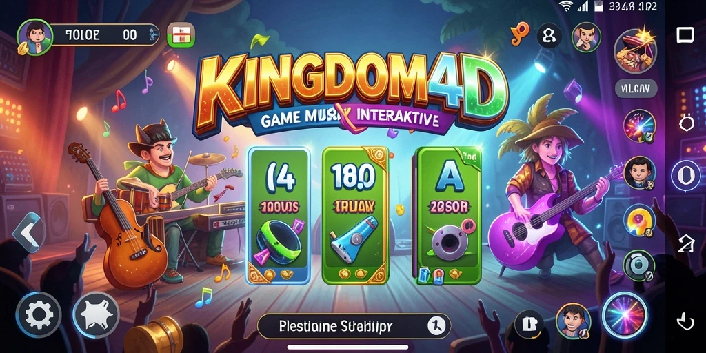 Tampilan gameplay interaktif dari KINGDOM4D yang mengasyikkan.