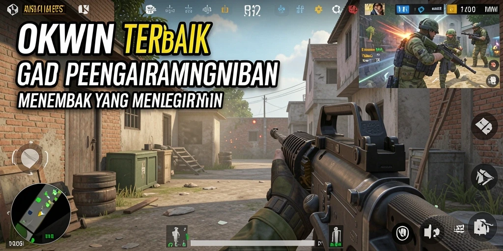 Screenshot menunjukkan aksi intens dalam permainan FPS.