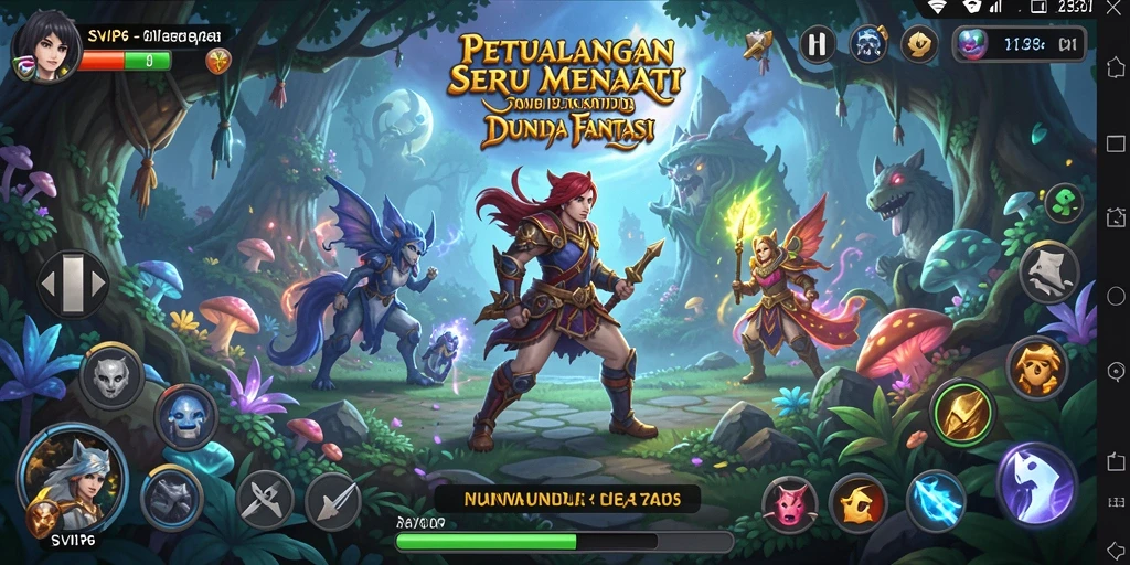 Tampilan gameplay SVIP6 yang memukau dan menantang.