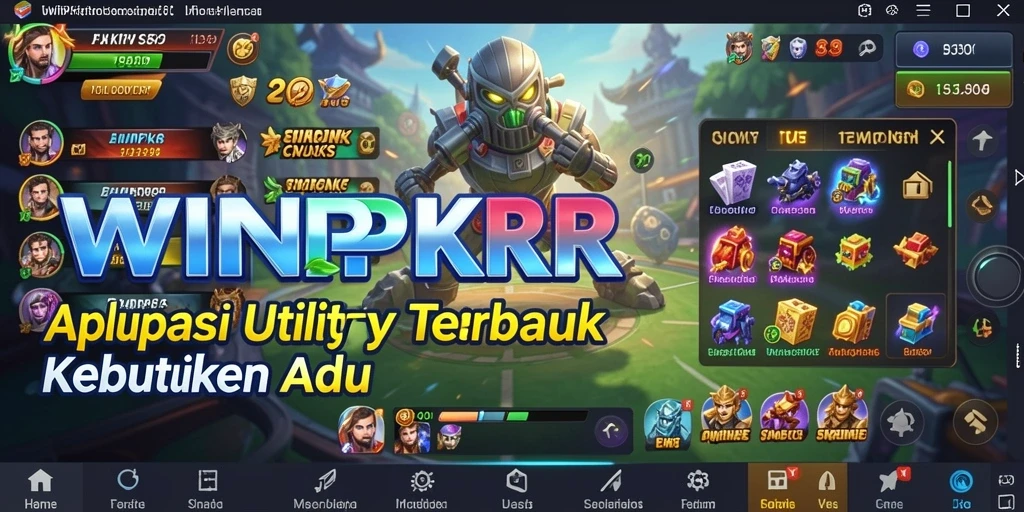Tampilan utama aplikasi WINPKR yang praktis dan mudah digunakan.